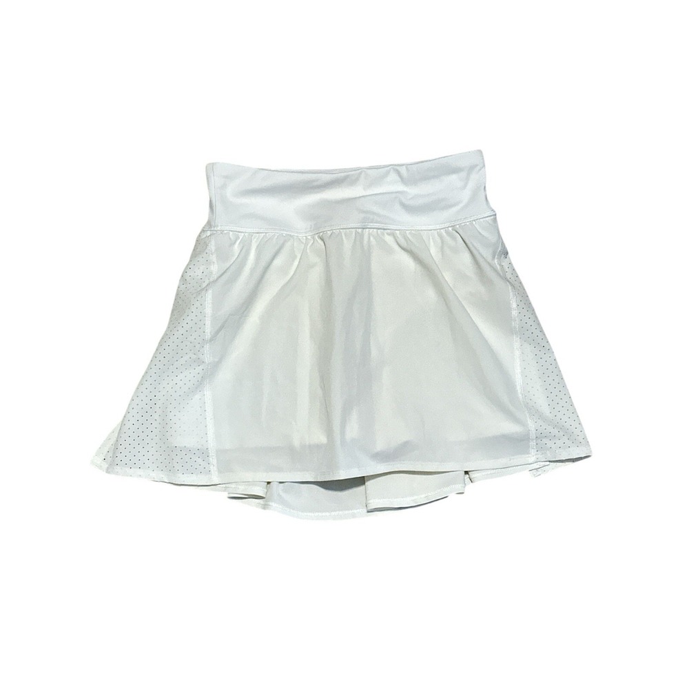 Spanx Get Moving Women's Skort Size XS 68% Nylon 32% Elastane *Color IvoryWhite*